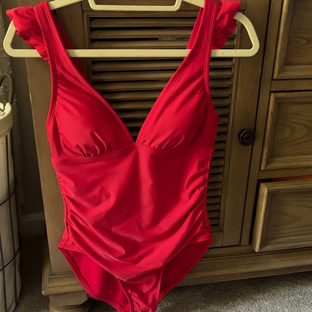 Kona Sol Red Women's One Piece Swimsuit